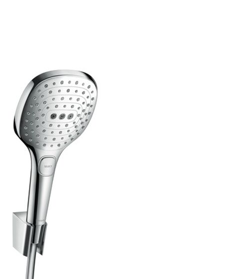 Hansgrohe-HG-Brausenset-Raindance-Select-E-120-PorterS-chrom-mit-1250mm-Brauseschlauch-26700000 gallery number 1